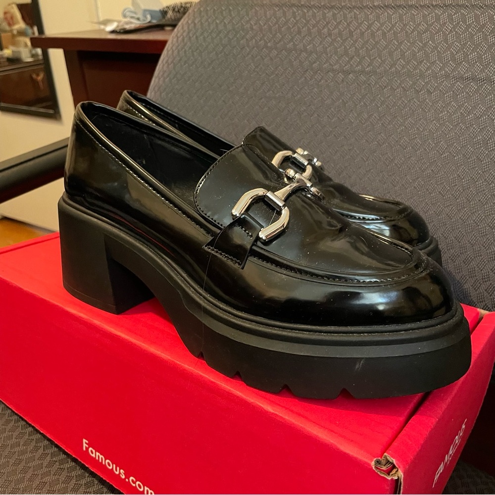 Madden Girl black loafers